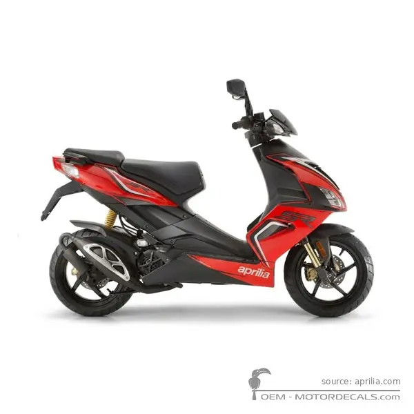 Aprilia SR50 2014 - Fluo Red