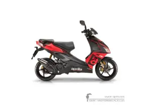 Autocollants pour Aprilia SR50 R 2018 • Aprilia Autocollants OEM