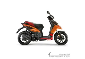 Autocollants pour Aprilia SR MOTARD 125 2015 • Aprilia Autocollants OEM