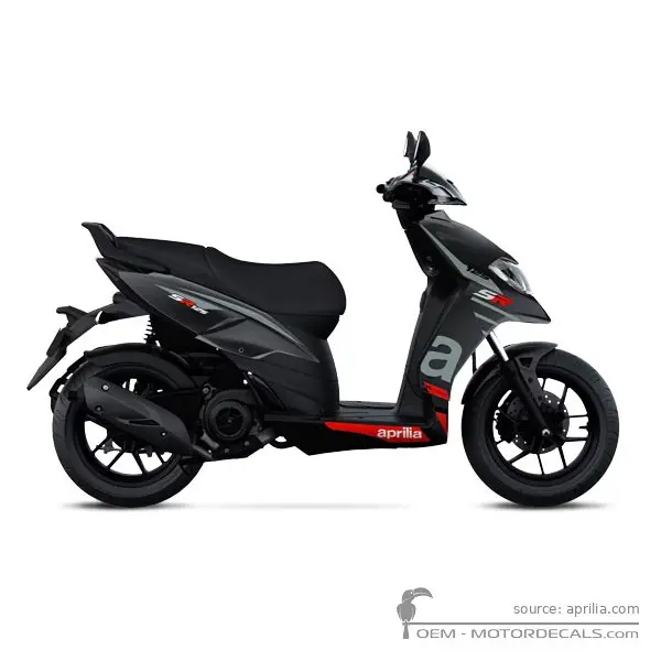 Aprilia SR MOTARD 125 RST 2023 - Enigma Black