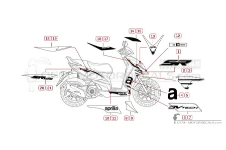 Aprilia SR MOTARD 125 RST 2023