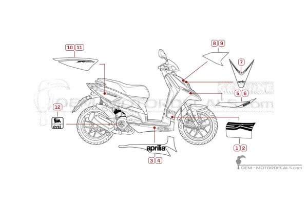 Aprilia SR MOTARD 50 2014