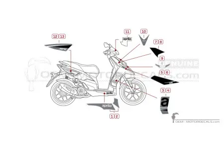 Aprilia SR MOTARD 50 2T 2018