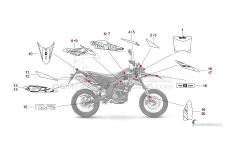 Aprilia SX125 2023 - Amarillo