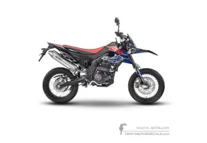 Autocollants pour Aprilia SX125 2024 - Argent • Aprilia Autocollants OEM