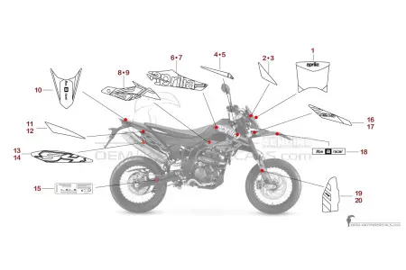 Aprilia SX125 2024 - Noir