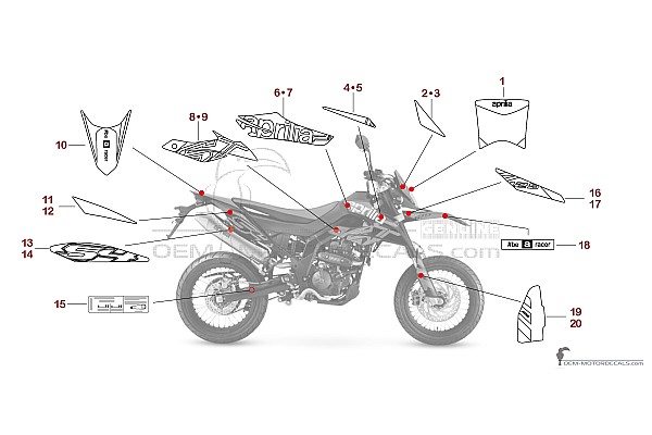 Aprilia SX125 2024 - Noir