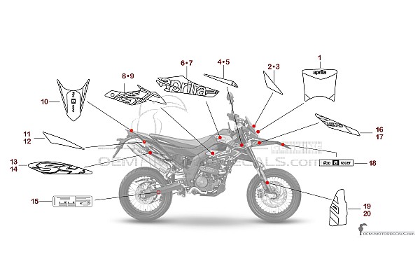 Aprilia SX125 2024 - Argent