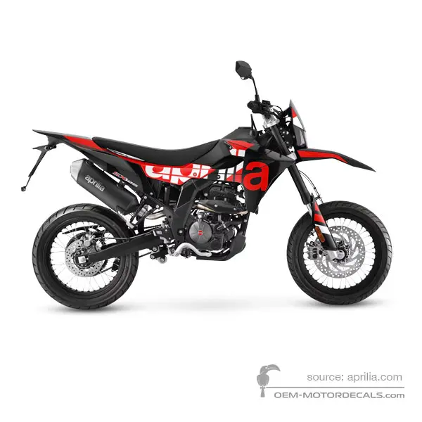 Aprilia SX125 2025 - Schwarz - Veranus Black