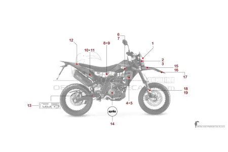 Aprilia SX125 2025 - Noir
