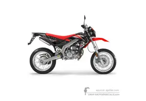 Autocollants pour Aprilia SX50 2010 - Noir • Aprilia Autocollants OEM