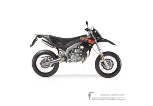 Autocollants pour Aprilia SX50 2011 - Noir • Aprilia Autocollants OEM