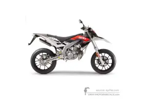 Autocollants pour Aprilia SX50 2014 - Blanc • Aprilia Autocollants OEM