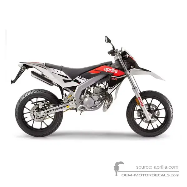Aprilia SX50 2014 - Blanco - Racing White