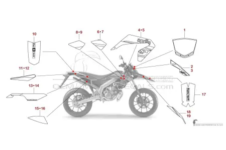 Aprilia SX50 2018 - Rojo