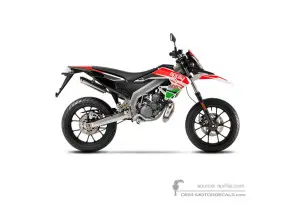 Autocollants pour Aprilia SX50 2019 - Blanc • Aprilia Autocollants OEM