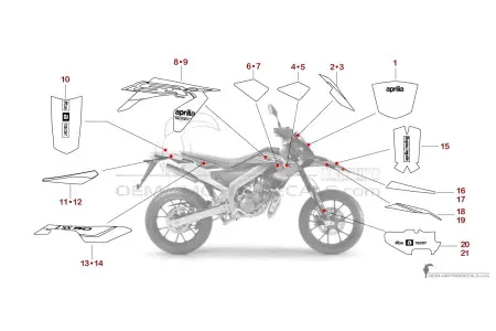 Aprilia SX50 FACTORY 2019 - Rojo
