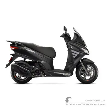 Aprilia SXR50 Sport 2025 - Matt Black