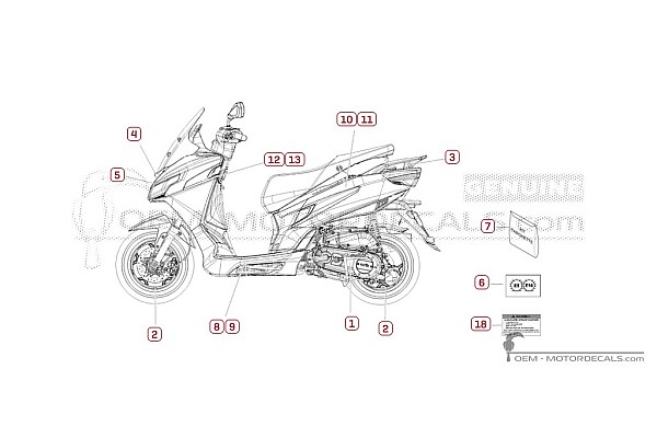 Aprilia SXR50 Sport 2025