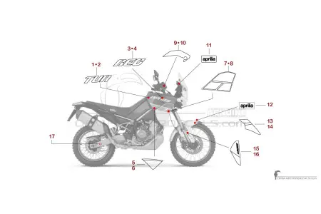 Aprilia TUAREG 660 2021 - Blu