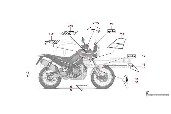 Aprilia TUAREG 660 2021 - Azul