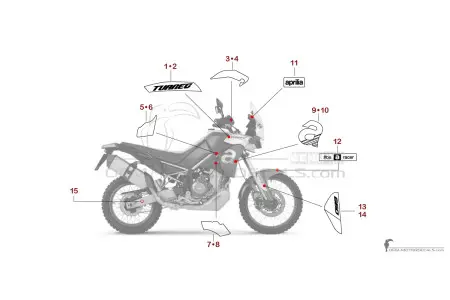 Aprilia TUAREG 660 2021 - Amarillo