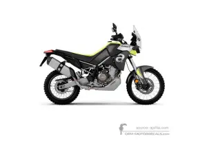 Autocollants pour Aprilia TUAREG 660 2022 - Jaune • Aprilia Autocollants OEM