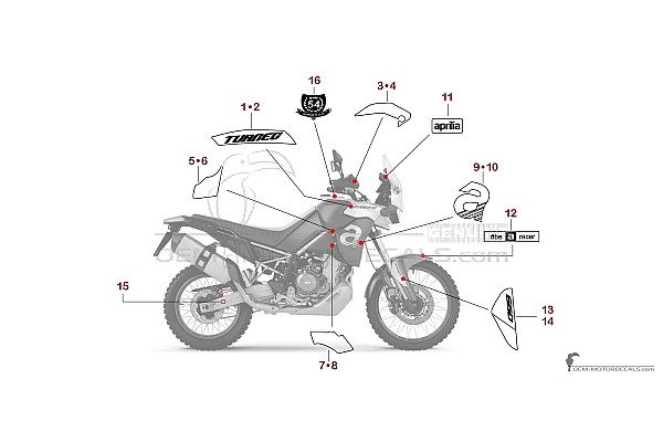 Aprilia TUAREG 660 2022 - Amarillo