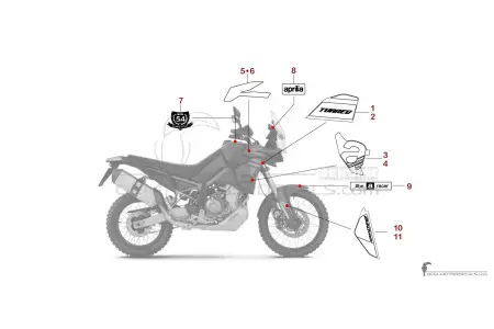 Aprilia TUAREG 660 2024 - Nero