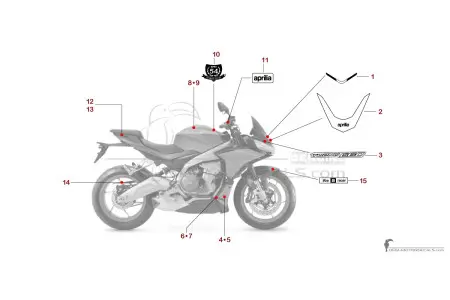 Aprilia TUONO 660 2021 - Golden