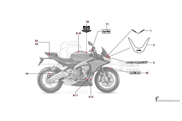 Aprilia TUONO 660 2021 - Golden