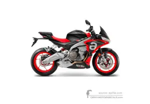 Decals for Aprilia TUONO 660 2022 - Black • Aprilia OEM Decals