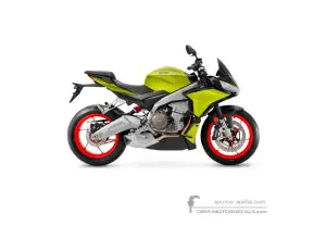 Stickers voor Aprilia TUONO 660 2022 - Goud • Aprilia OEM Stickers
