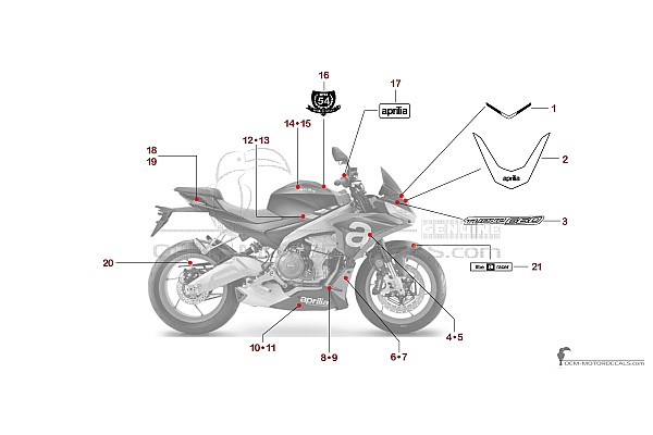 Aprilia TUONO 660 2022 - Black