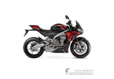Aufkleber für Aprilia TUONO 660 2024 - Schwarz Rot • Aprilia OEM-Aufkleber