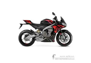 Decals for Aprilia TUONO 660 2024 - Black Red • Aprilia OEM Decals