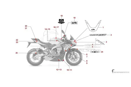 Aprilia TUONO 660 2024 - White