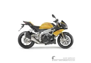 Naklejki do Aprilia TUONO V4 1000 2012 • Aprilia Naklejki OEM