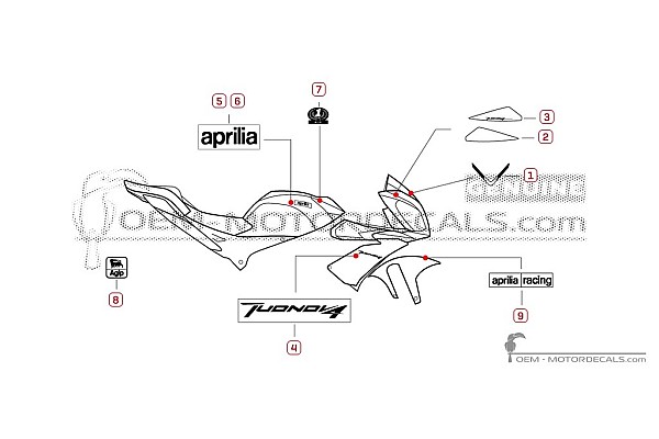 Aprilia TUONO V4 1000 2012