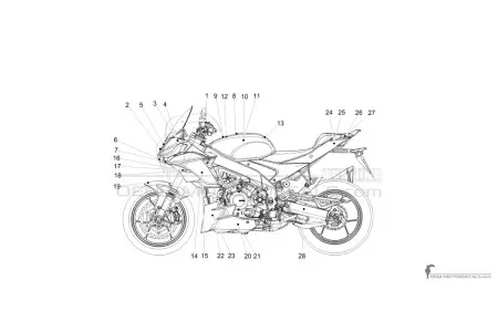 Aprilia TUONO V4 1100 FACTORY 2024 - Czarny
