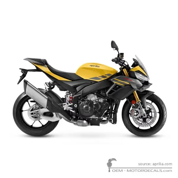Aprilia TUONO V4 1100 2025 - Scorpion Yellow