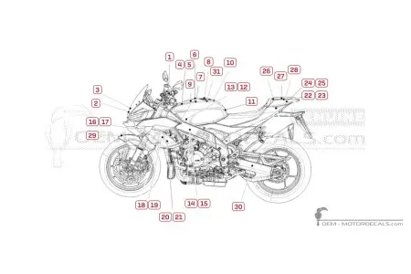 Aprilia TUONO V4 1100 Factory 2025