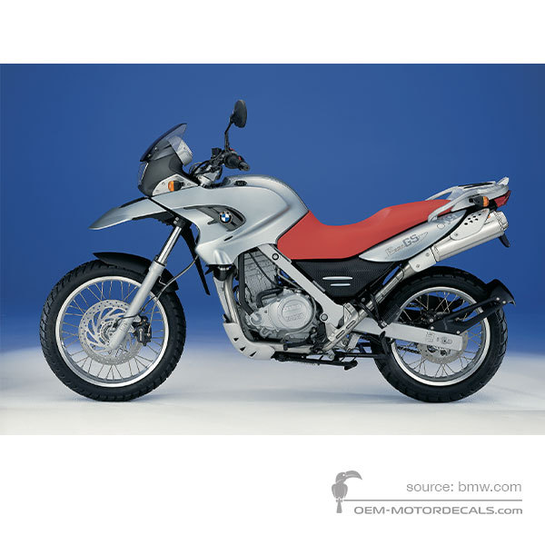 Decals for BMW F650GS 2004 - Silver • BMW OEM Decals