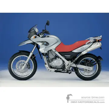 BMW F650GS 2006 - Silber - Eisberg-silber metallic