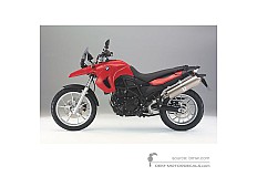 Decals for BMW F650GS 2008 - Red • BMW OEM Decals
