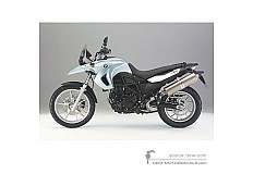 Autocollants pour BMW F650GS 2009 - Argent • BMW Autocollants OEM