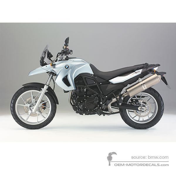 Autocollants pour BMW F650GS 2009 - Argent • BMW Autocollants OEM