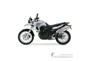 Autocollants pour BMW F650GS 2011 - Argent • BMW Autocollants OEM