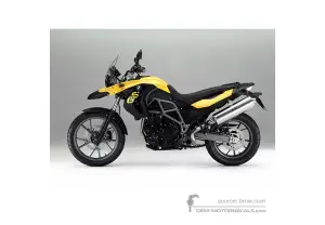 Pegatinas para BMW F650GS 2012 - Amarillo • BMW Pegatinas OEM