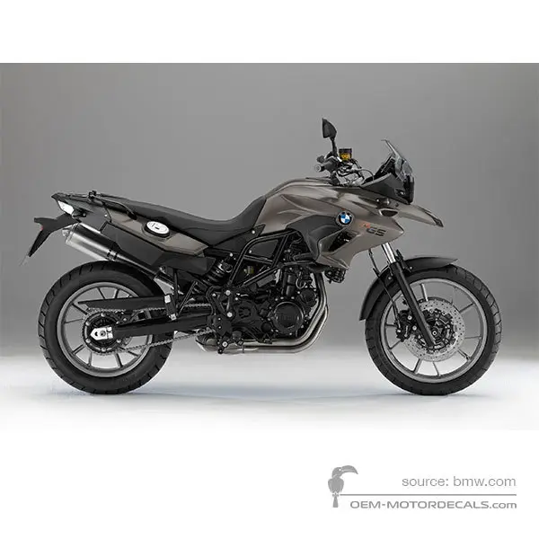 BMW F700GS 2012 - Grau - Ostra-grau metallic matt